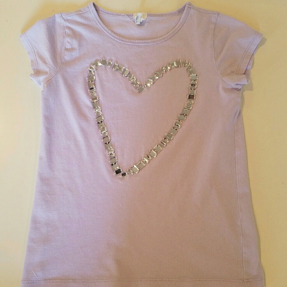Crewcuts Girls Purple T-shirt Size 8